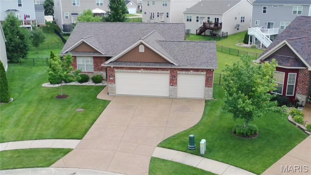 Beautifully maintained 5 bedroom 3 full bath home, this atrium ranch boast 2800 total square feet of finished living area, it is conveniently located close to all the schools and down town Wentzville with out being in the hustle. there is also the newly completed direct access to Hwy 70 the next street over. the Area also features several nice parks in very close proximity . the property offers mature plantings and landscaping with a fully fenced back yard , the subdivision pool is within easy walking distance as well as common areas and basketball courts. Recent updates to the property include new roof in 2023 all new appliances in the kitchen and plantation shutters. Did I mention well maintained , this house is turn key ready to move in , a great place to call home. make an appointment and come see it.