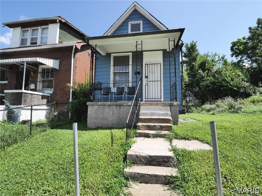 Attention investors, landlords. Currently rented by a super nice married couple at $600 per month. Tenant has been there for seven years. Tenant pays on time and very much wants to stay. No signed lease. Property is being sold AS IS with NO contingencies. CASH ONLY. $1000 MINIMUM earnest money deposit. Buyer MUST complete all Due Diligence before submitting offer. NO INSPECTION CONTINGENCY - suggest viewing before submitting offer. BE CAREFUL going down steps to the basement if not using a flashlight; there is a sewer at bottom of the steps, the depression in the concrete floor could cause one to twist their ankle. The furnace was replaced about 4 years ago. Central air not working (and may also be 4yrs old, bought 2nd hand). Updated 100-amp breaker box. The Rental Property Verification form only shows utility costs. Property was managed by seller who is now deceased, a personal rep has been assigned by the court; seller does not have rent roll, maintenance costs or financial statements to provide.