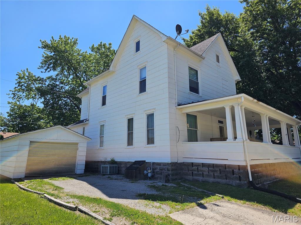 Discover the potential at 422 N Borders AVE,Marissa IL 62257, a single-family residence built in 1900. This property represents a compelling opportunity, perfect for investors or handy homeowners looking to create something truly special. With four bedrooms and two bathrooms, this home offers significant space for flexible living arrangements or multi-generational needs. The classic 2 story exterior, complete with a welcoming porch, provides a charming first impression. Seize the opportunity to only imagine  this expansive property and bring your vision to life.