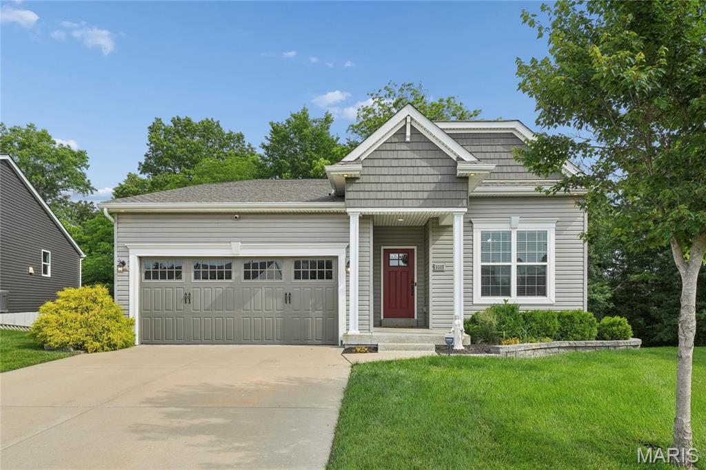 SITUATED ON A QUIET CUL-DE-SAC & BACKING TO TREES, this STUNNING Ranch offers 3 Bedrooms, 2 Baths & 2-Car Garage * Open Floorplan, 9' Ceilings & Luxury Vinyl Plank Floors flow throughout most of the Main Level * Kitchen boasts 42" Espresso Cabinets with Undermount Lighting, GRANITE Counters, Custom Tile Backsplash, STAINLESS Appliances: Gas Range, Microwave, Dishwasher & Refrigerator and OVERSIZED Center Island with Breakfast Bar Overhang...opens to Breakfast Area & Great Room * Primary Bedroom with Ensuite Bath featuring Double Bowl Vanity, 5' Shower with Seat, Linen and opens to Walk-In Closet * 2 Additional Bedrooms & Hall Bath * Mudroom is a perfect Drop Zone from Garage and Pass-Thru Main Floor Laundry with Sink offers Access from Garage/Mudroom side or Primary Bed/Great Room side * Walkout Basement is READY FOR FUTURE FINISH with Plumbing Rough-In for Bath & Slider to Exterior Patio * Other Features include: Irrigation System, Water Softener with Whole Hour Filtration System & Insulated Garage with Epoxy Flooring * Riverdale is conveniently located off Hwy 79 with EZ Access to Hwy 70 and offers 53-Acres of Greenspace with Lakes & Park including Playground & Covered Pavilion