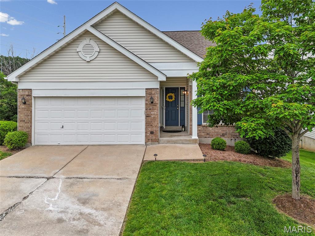 Welcome to this beautiful 3 bedroom 3 full bath home featuring tons of updates, main floor laundry, vaulted ceilings, attached two car garage, huge patio & newer deck! Nestled in a quiet, well-maintained subdivision - this home is filled with space, lots of natural sunlight, comfort, and charm. The main floor boasts a convenient primary suite with a double closet & double vanity, a bright kitchen with bar countertop & a walk-in pantry, a breakfast room, separate dining area, and a large living room! Step out from the breakfast area with bay window onto the large deck. Additional bedroom and second full bath round up the main level. The walk-out lower level features the third bedroom & full bath, a spacious family room with a walk-out to your covered, extended patio and also has a additional bonus room with a wet bar! Abundant storage in a separate unfinished storage room as well as more space below the staircase for storage & utilities. Enjoy low-maintenance living with yard care and roof upkeep included through the HOA. Roof is 5 yo & HVAC has been replaced in 2020. This inviting home offers the perfect blend of comfort and convenience! Outstanding location - close to all highways & interstates, nearby Cross Keys Shopping Center, where you will have quick access to shopping, dining, and everyday essentials while still enjoying a quiet residential setting. Move-in ready for you - comes with a passed occupancy! Come see it TODAY, call now