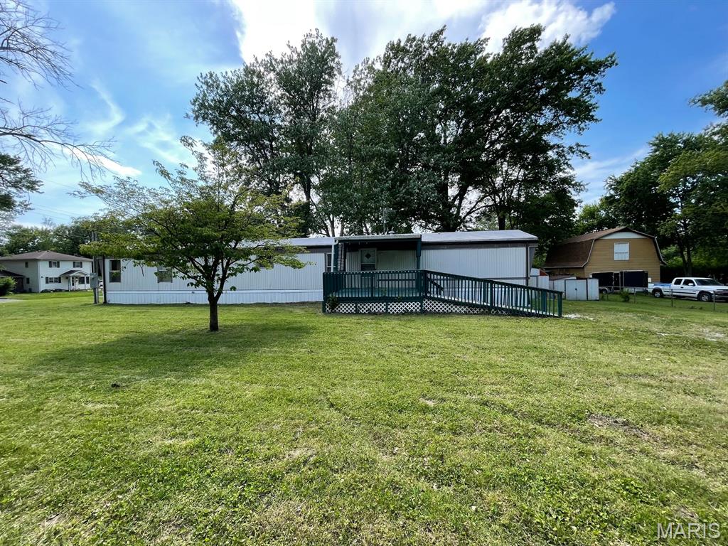 Welcome home to this 3-bedroom, 2-bath mobile home offering comfort, convenience, and peaceful living. Enjoy relaxing outdoors on the spacious deck, while the wheelchair-accessible ramp provides easy access to the home. The backyard features two storage sheds, perfect for tools, hobbies, or extra storage space. Nestled in a quiet setting, this property offers the tranquility you're looking for while still being close to everyday amenities. Don't miss this opportunity to enjoy affordable living in a peaceful location.
ALL information is deemed reliable but is not guaranteed and should be verified by the buyer and/or buyers agent before making an offer.