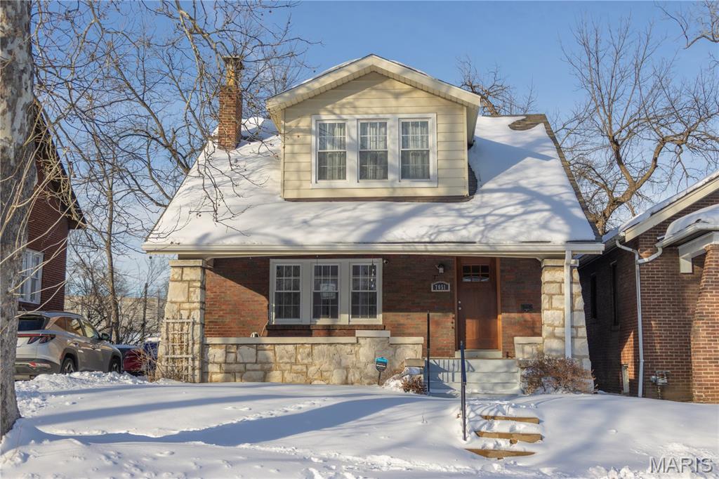Well-maintained and move-in ready, this home checks the boxes for location, layout, and updates. Ideally situated near Forest Park, DeMun, Downtown Dogtown, and Highway 40, you’re close to just about everything St. Louis has to offer. Enjoy morning coffee or evening downtime on the covered front porch or back deck. Inside, the open living room flows into a spacious dining area and kitchen featuring hardwood floors, custom cabinetry, and granite countertops with ample storage. A bright main-floor bedroom and full bath offer flexibility for guests or a home office. Upstairs you’ll find two generously sized bedrooms with walk-in closets—one with an attached bonus room and the other with direct access to the full bath with double vanity and second-floor laundry. Recent improvements include a new roof (2022) and updated HVAC, plus consistent, thoughtful maintenance throughout. Off street parking. A well-cared-for home in a prime location—this one stands out.