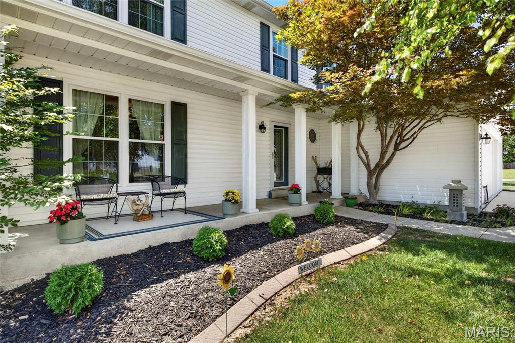 Welcome home to 7296 Picasso Drive! This impeccable 4 bed, 2.5 bath residence in the highly sought after Canvas Cove subdivision offers the perfect blend of style and peace of mind. The heart of the home is a stunning, fully remodeled kitchen (2023) featuring premium Cambria quartz countertops, new cabinetry, and stainless steel appliances a true chef’s delight.
Pride of ownership is evident throughout, with all major systems already updated for you: brand-new roof (2026) and a 5 year old HVAC system. Step into your private backyard oasis, featuring a sprawling patio and a 3 year old above ground pool perfect for summer entertaining. Enjoy the benefits of a prime corner lot, a spacious 3-car garage, main floor laundry, and an unfinished lower level with a bathroom rough in ready for your custom vision.
This location can't be beat! Perfectly situated just off Hwy 364 with an easy commute to I-70 or I-64/40, and close to premier shopping and dining. Located in the top rated Fort Zumwalt School District, this move in ready gem checks every box for your move this summer!
