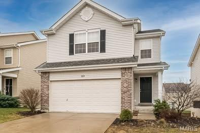 This beautiful single family home is located in the Villages of Springhurst off of Hawkridge Trail (64/40 and 364/N) in O'Fallon, MO. It's a half mile each way from tons of restaurants, shopping, groceries, and entertainment. Pool Community!! There's also a huge U-haul storage facility about 0.25mi away from the house in case extra storage is needed.

It's a1800sqft with 3BR and 2.5Bath. It has 2 car garage, washer and dryer, your own backyard, and an unfinished basement for extra space and possible storage. The house is only 11 years old and located in a pool community. It also has a free dog park in the subdivision about 3 blocks from the house, and the pool is 2 blocks away. The whole first floor has new hardwood flooring and whole 2nd floor has all new carpet. It’s been recently repainted. It also has a brand new roof put on last August. It's a great active neighborhood with lots of walking paths, parks, and the neighbors are great - I'm sure you and your family will really enjoy it. Available for showing and rent immediately.