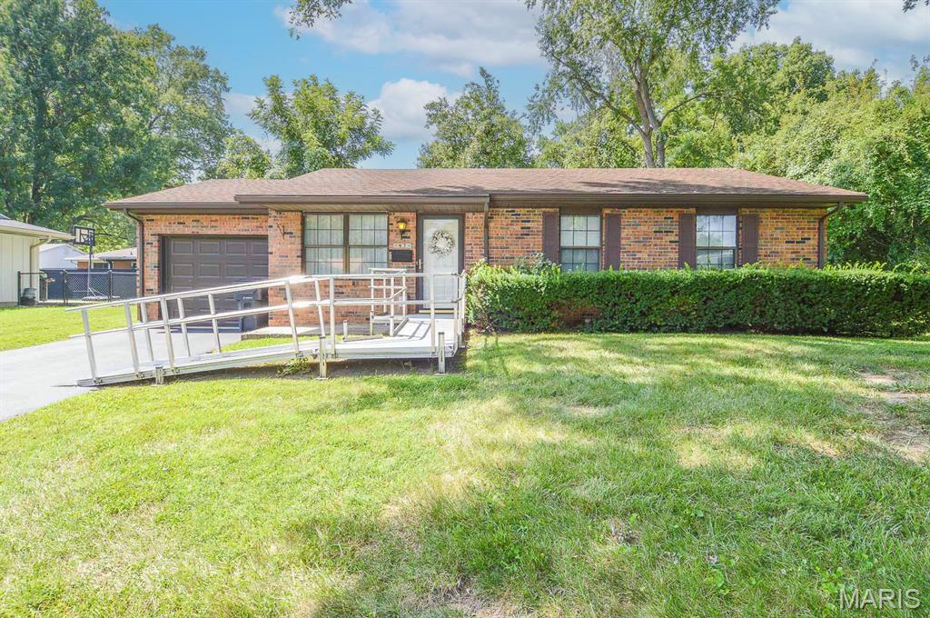 Price listed is Starting Bid Only. Bidding starts closing 10/13/2026 @ 5p.m. Opportunity knocks for home buyers and real estate investors with this 3BR/1BA partial-brick ranch home situated on a cul-de-sac in the established West Acres Subdivision in Belleville, IL. The inviting front entrance opens into a large living room that provides access to the cozy kitchen, where sliding glass doors lead to the back deck—an ideal setting for family gatherings, outdoor dining, and entertaining. Three bedrooms, including the generously sized primary bedroom, share a bathroom with a walk-in shower conveniently located off the main hallway. A dedicated laundry room keeps household chores tucked away, while the attached one-car garage provides convenient access directly into the kitchen for easy unloading and everyday living. Conveniently located near schools, shopping, and public transportation, this property offers a great opportunity to make it your own, build equity, or add value through improvements. With its desirable location and versatile potential, this home is ready for its next chapter.  Property will sell under auction terms and be sold AS- IS, WHERE-IS. Seller, will not make any repairs as a result of any building, occupancy, or environmental inspections. Buyer will be required to sign an Auction Purchase & Sale Agreement if final bid is accepted by Sellers.