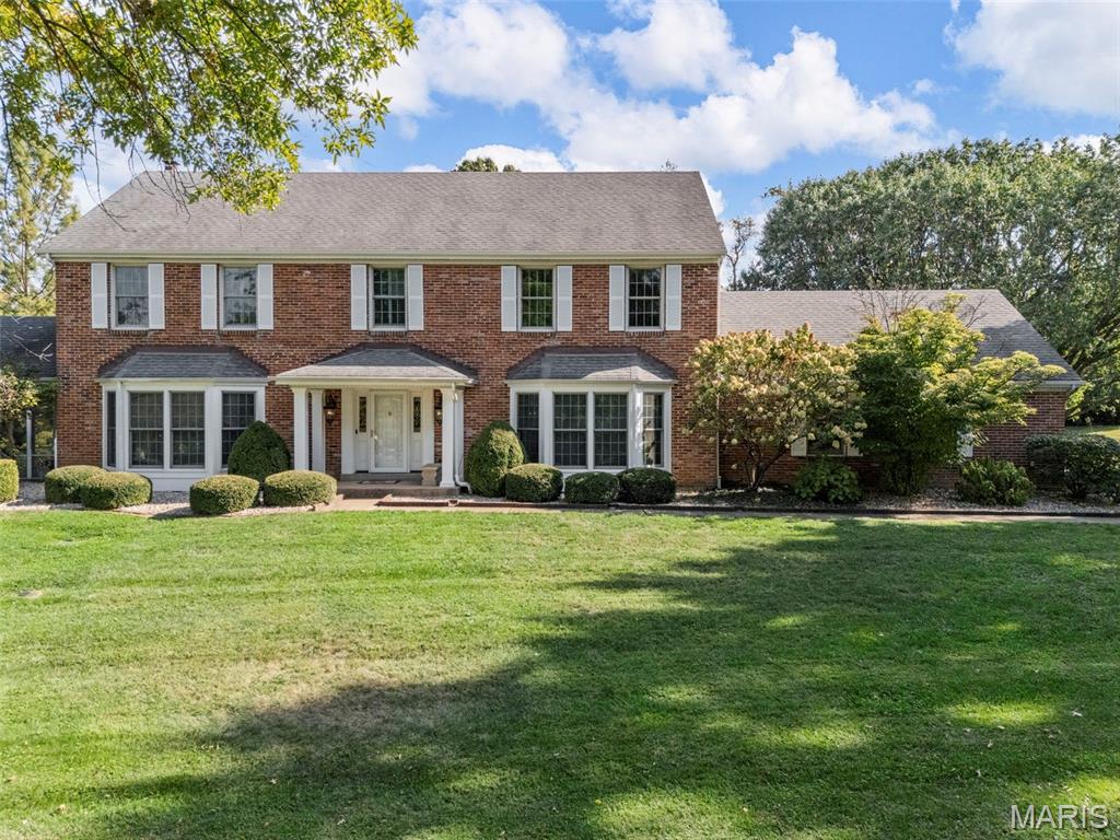 Welcome to this extraordinary 2-story home, where spacious design and exceptional outdoor living come together to create the perfect retreat. Nestled in Templeton Place on a beautifully landscaped 1-acre lot, this home offers the best of both worlds—quiet privacy and convenient proximity to Queeny Park, shopping, dining, and top-rated Parkway West schools. The spacious family room provides a cozy yet sophisticated space with large windows overlooking the patio and pool, while the formal dining room offers an elegant setting for special gatherings. Upstairs, you’ll find five generous bedrooms, each designed for comfort and style. The primary ensuite bathroom with dual vanities, soaking tub, separate shower, and two large walk-in closets. The additional bedrooms are well-appointed, and fifth bedroom can also be used for an office. The finished basement expands your living and entertainment options, offering a custom wet bar, media area, large pool table with custom benches, and a full bathroom.  There is also space for a home hobby/craft room and a large storage room with lots of built in shelving and cedar closet. Whether you’re hosting friends for a movie night or cheering on your favorite team, this level is designed for fun and functionality. Step outside to your private backyard oasis, where a sparkling inground pool invites you to unwind and enjoy summer days in style. The surrounding patio and lush green space provide the perfect backdrop for outdoor dining, lounging, or simply relaxing in peace and privacy. The expansive lot also offers room for play, gardening, or future outdoor projects. All it needs now are your personal touches to make it truly your own.  Schedule your tour today!