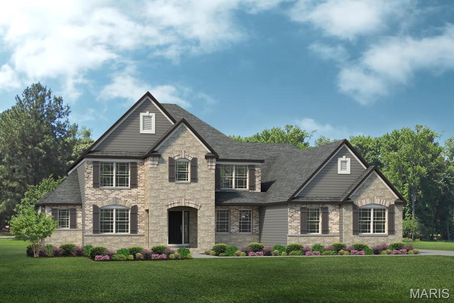 Introducing Village at Twin Creeks by Lombardo Homes – an exclusive new enclave in the heart of Cottleville, where opportunities to build are becoming increasingly rare. This private 10-home community offers a serene setting featuring a large central lake, with select homesites backing directly to the water for picturesque views and added privacy.

Ideally located on the south side of Highway N, just east of Highway K, residents enjoy walkable access to Cottleville’s charming shops, local dining, and community events, along with convenient proximity to major highways and top-rated Francis Howell schools.

The Rainier "E" elevation is a stunning two-story home offering over 3,300 sq. ft. of beautifully designed living space. The main level features a grand foyer, formal dining room, and an open-concept great room, kitchen, and breakfast nook perfect for entertaining. The private primary suite on the main floor includes a luxurious bath and spacious walk-in closet. Upstairs, you’ll find three additional bedrooms, a full bath, and an unfinished attic for future expansion or storage. A three-car garage completes this elegant design.

Base price includes lot. Customize your dream home and experience the exceptional quality and craftsmanship of Lombardo Homes at Village at Twin Creeks.