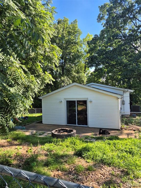 Cozy little house with a lot of space on a nice lot. This house has 2 nice size bedrooms and a full bath on the main floor. Spacious kitchen with lots of countertop space and room for a small table. Living room is off the kitchen, both rooms have a beautiful wood ceiling and laminate flooring.  The big main bathroom has a tile floor with partial tile walls, easy to clean. The basement is partially finished and need your finishing touches. Laundry room is downstairs. The yard is partially fenced for your pets. There is a storage shed in the backyard that stays.
