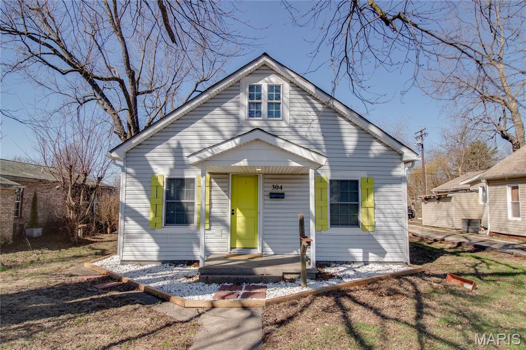Renovated 3-bedroom, 2-bath bungalow located in-town in Gillespie offering modern updates with small town convenience. A covered front porch welcomes you into a spacious open living room and kitchen combination featuring new flooring and all new appliances.  The main floor also includes two comfortable bedrooms, an updated bathroom with step-in shower, and a convenient mudroom with main floor laundry and utility space. Upstairs, you’ll find a private third bedroom and a full bathroom ideal for guests or a primary suite retreat.
Recent improvements including a new furnace, new central air, new electric water heater, and an upgraded 200-amp electrical service panel. Outside, enjoy a large new deck. The property offers gravel off-street parking, alley access, and a concrete pad ready for a future garage. Connected to public water and sewer, this move-in ready home blends comfort, functionality, and value. Kitchen appliances stay as well as washer and dryer.