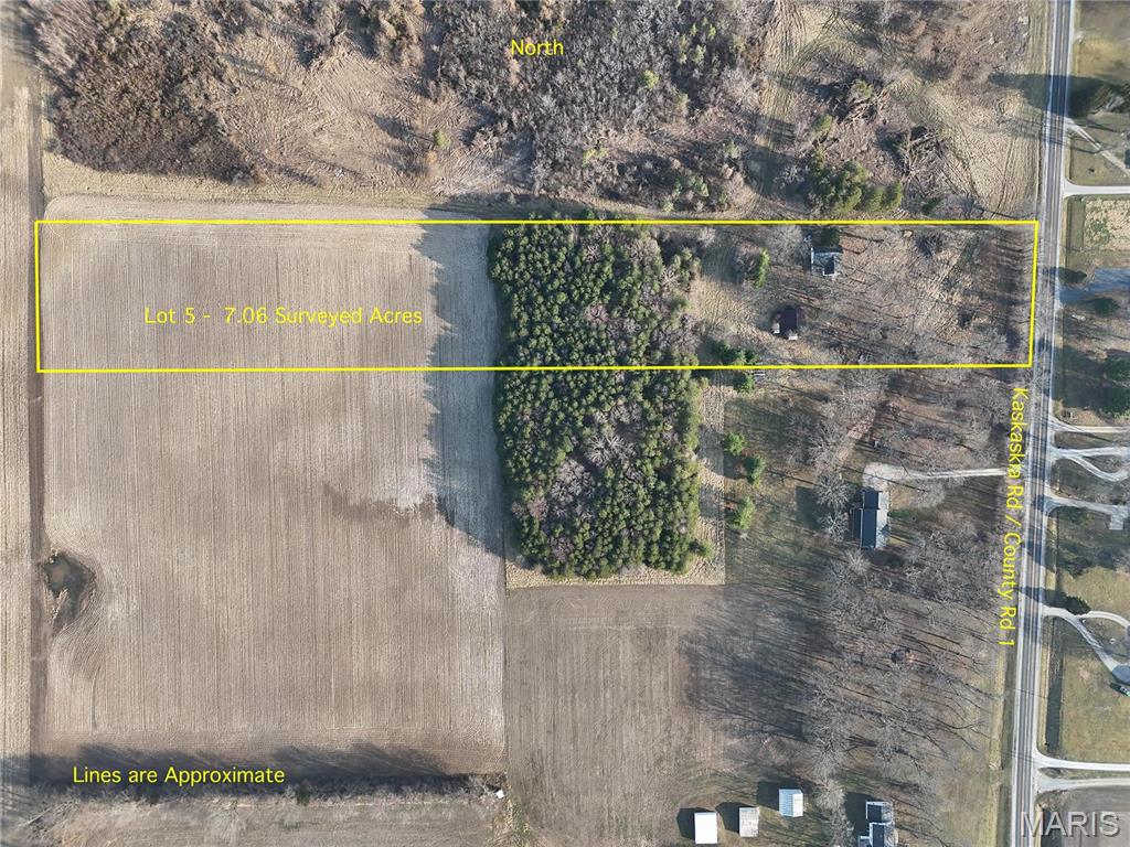 If you're looking for wide-open space with easy access to modern conveniences, this 7.08-acre property is an excellent choice. Located off Kaskaskia Road, this lot includes Fountain Water District access at the road and is just a short drive to Waterloo, IL in the Waterloo School District. The space and location make it a great site for a future home or investment opportunity. There is an old home on this lot that is scheduled to be demolished and is not salvageable. This property is zoned R2