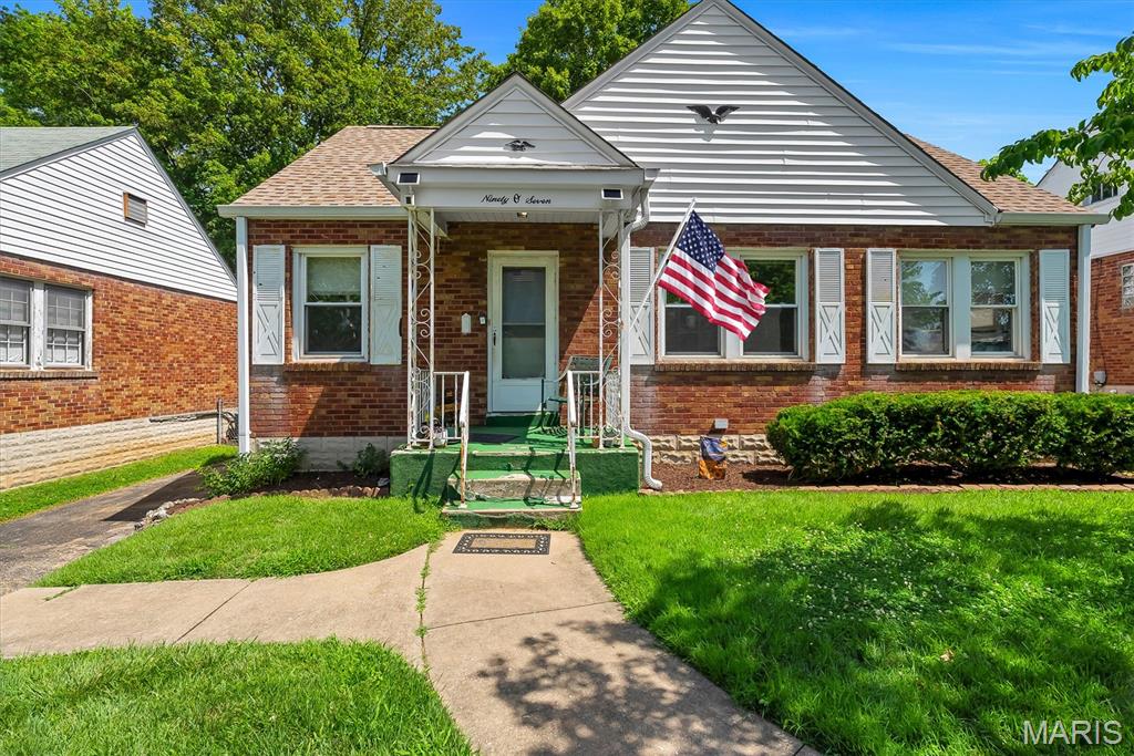 Welcome to 9007 Osage Lane in Overland! This charming 3-bedroom, 1-bath brick ranch offers comfortable one-level living in the desirable Sycamore Lane Subdivision. Inside, you’ll find beautiful original hardwood floors, spacious bedrooms, and abundant natural light throughout. The functional floor plan creates a warm and inviting atmosphere, and a beautiful sun room overlooking the backyard provides the perfect space to relax and enjoy the view year-round. The detached garage provides additional storage and parking. Enjoy the level backyard, perfect for outdoor activities, gardening, or relaxing evenings at home. Conveniently located in the Ritenour School District, this property is just minutes from shopping, dining, parks, and major highways. Whether you’re a first-time homebuyer, downsizing, or searching for an investment opportunity, this well-maintained home is full of potential and classic charm. Don’t miss your chance to own this wonderful Overland property!