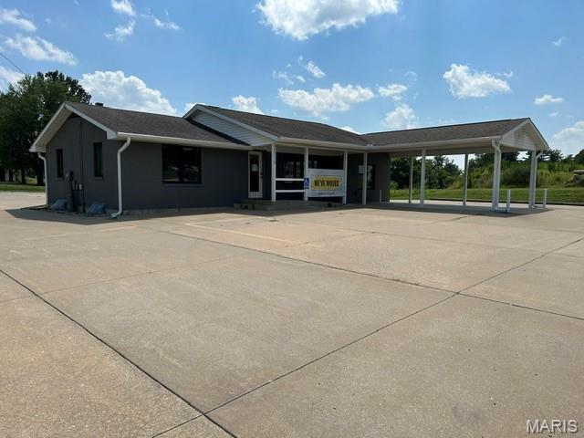 This property is suitable for a variety of commercial uses. Features include 1,330 SF of Area on Main Level, 955 SF of Finished Area on Lower Level, High Traffic Visibility Location, Drive-Thru Window, Two Baths – Two Breakroom Area Large Concrete Off-Street Parking, Suitable for Office, Retail or Restaurant and Immediate Occupancy Possible.  This a triple-net type lease with a base rate of $3,000 per month plus reimbursement to the owner for real estate taxes & real estate insurance.  The triple net amount at this time is approximately $476 per month.  Note that lawncare and snow/ice removal is the tenant's expense.