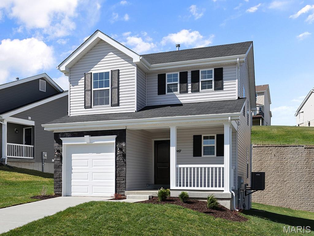 Pre-Construction. To Be Built Home ready to personalize into your dream home! PHOTOS are for 3BR, 2.5BA St. James two story. Pricing will vary depending on various interior/exterior selections. This home features an open floorplan w/a spacious family room w/ lots of natural light that opens to the dining room & kitchen. Kitchen includes plenty of cabinetry, plus optional breakfast bar for additional seating. Upstairs features master bedroom w/ walk in closet & private bath, plus extra 1 or 2 bedrooms (or loft), full bath, & laundry area. One car garage, main floor powder room, soffits & fascia, & more! Additional choices include bay windows in family room or dining room, fireplace, & luxury master bath. Enjoy peace of mind with McBride Homes’ 10 year builders warranty & incredible customer service! Winsel Park offers beautiful new homes in Sullivan, MO with convenient access to I-44, shopping, dining, and outdoor recreation in Franklin County.  Display photos shown.