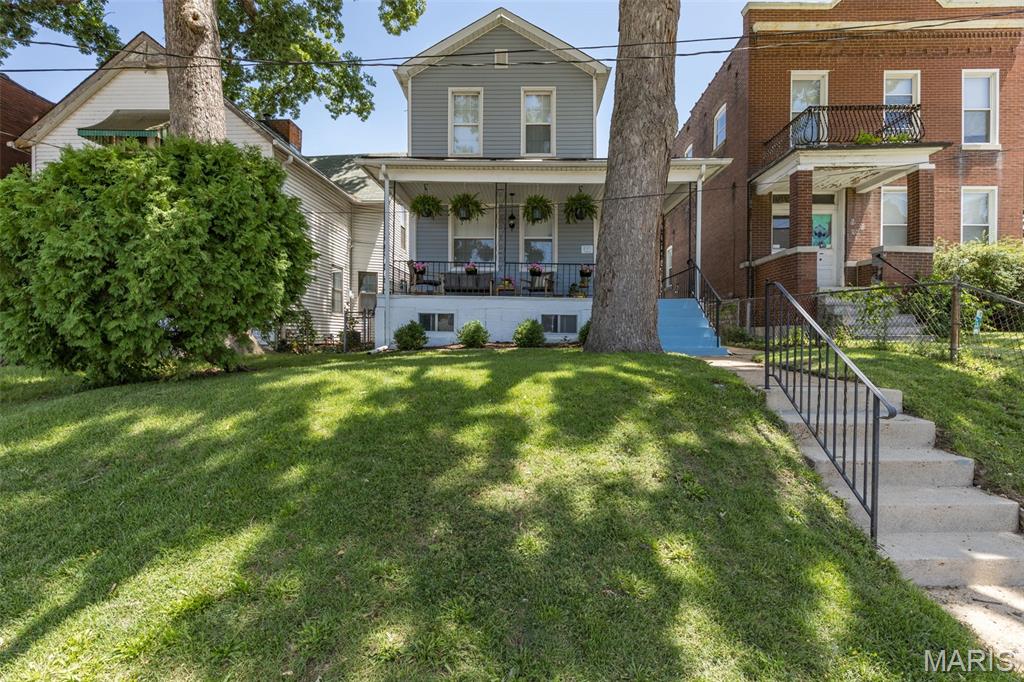 Charming 1885 home full of character and timeless appeal! This inviting property features soaring 10-foot ceilings, beautiful period details, and a welcoming wraparound porch that adds to its charm. Thoughtfully updated in 2021 while preserving its historic character, this home offers the perfect blend of old-world craftsmanship and modern convenience. The versatile floor plan offers options for living and dining spaces, allowing you to tailor the layout to fit your needs and lifestyle. Spacious rooms, abundant natural light, and classic details create a warm and inviting atmosphere throughout. The beautiful luxury vinyl flooring was recently installed. The kitchen is equipped with stainless steel appliances(2021) with room for an eat in dining table.