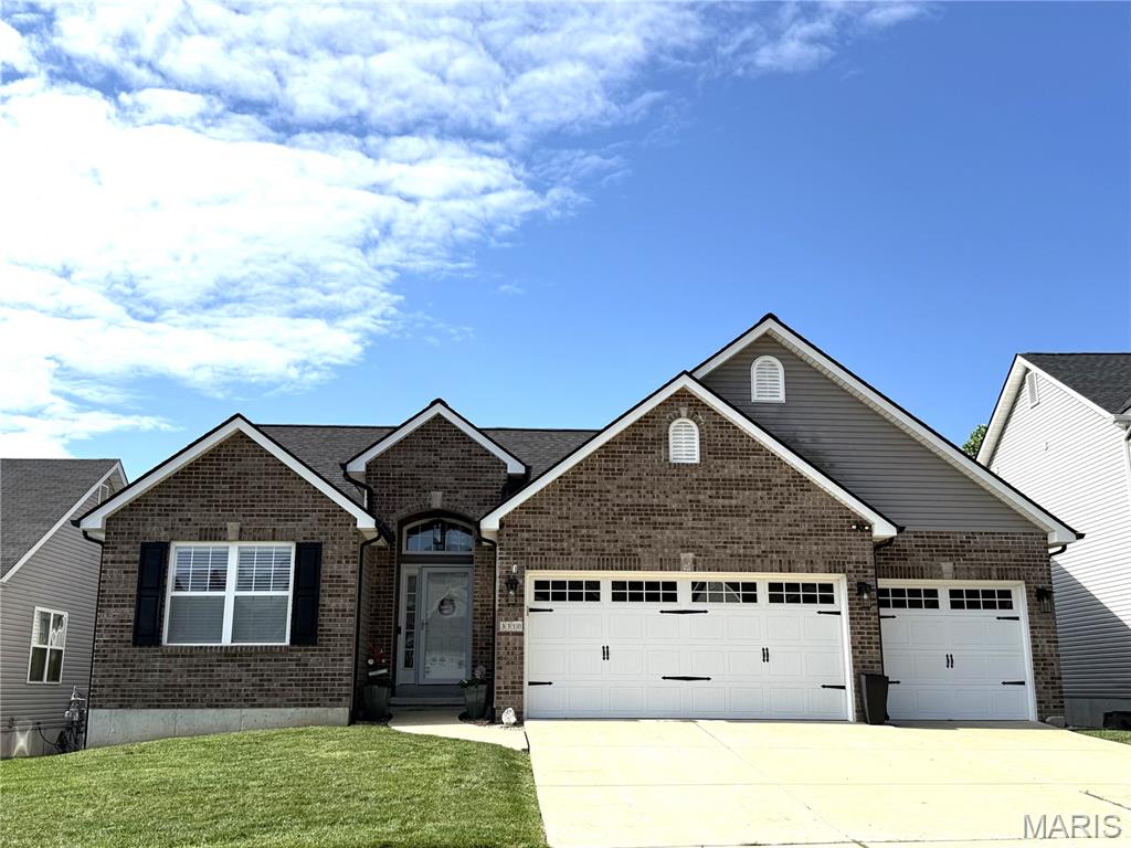 Welcome to this beautifully maintained ranch home in the highly sought-after Amberleigh Subdivision. Featuring an all-new roof in 2025, this 4 bedroom home shines with exceptional care and quality throughout. The open-concept layout offers engineered wood flooring, vaulted ceilings, built-ins, and a chef’s kitchen with 42" custom cabinetry, granite counters, SS appliances, and a breakfast bar. Enjoy year-round views from the covered back deck or spread out in the partially finished walkout LL with an extra bedroom, full bath and plenty of storage. Exceptionally cared for, and set in a family-friendly neighborhood — this home truly has it all.