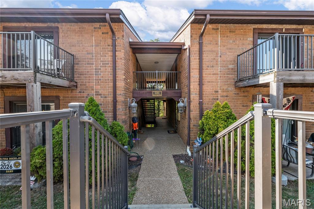BUYER HOME DID NOT SELL. BACK ON MARKET. This beautifully updated ground floor condo in Oakville features 3 bedrooms and 3 full baths with 2 levels of living space. Located on the backside of the complex providing serenity and privacy. Walk inside and you'll appreciate the open floor plan. The spacious living room walks out to your private covered deck backing to woods. Separate dining along with a breakfast area in the kitchen. The large kitchen features beautiful, custom cabinetry and countertops, tile backsplash, and top of the line stainless steel appliances. The large master suite boasts a large walk in closet and full bath with walk in shower. Another bedroom and full bath complete this level. The walkout lower level is completely finished with a large family room, 3rd bedroom, and 3rd full bathroom. You'll enjoy the views from this large lower-level deck. There's also a spacious laundry/utility room. One assigned parking space and plenty of visitor spaces for guests. Enjoy exclusive community amenities including lake access, tennis court, swimming pool, and picnic area. The HOA fee conveniently covers all your water usage, sewer, trash, lawn care, all exterior maintenance including landscaping, grass cutting and snow removal. It also provides a beautiful complex pool (with professional lifeguards), lake and tennis court.