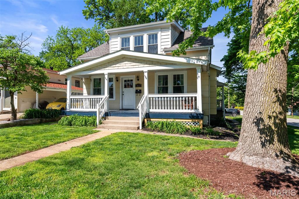 This craftsman style 1.5 story home offers historic details with modern updates. Amazing value for a nicely updated 3-bedroom 2 bath home in a great area ideal for a budding family! The level yard with privacy fence, mature trees & inviting covered porch are perfect for watching the kids run! Not to mention, this home is only steps to Hellebusch Park.  As you enter you will find a first floor with plenty of space for living, a large living room, two eating areas, a full bath, spacious kitchen with plenty of cabinets, and a sunroom perfect for morning coffee. Upstairs you will find a spacious primary bedroom, with a large walk-in closet, and full bath. The other two bedrooms are perfect for the kids, an office space, or that spare bedroom for guests. All of this in a wonderfully convenient area close to major roads, Airport, shopping, restaurants, & public transportation.   This charming home is priced to sell. Owners are looking for an extended contract period contact listing agent with questions.