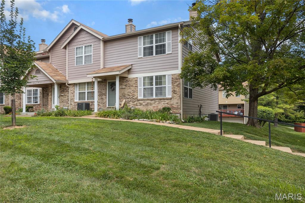 Looking for a move-in-ready, low-maintenance townhome in Ellisville with an attached 2-car garage? This beautifully updated 3-bedroom end-unit offers all of that—plus a fantastic West County location just steps from Bluebird Park.

The desirable end-unit setting brings in abundant natural light, while the remodeled kitchen and updated bathrooms create a fresh, welcoming interior that's ready to enjoy. A cozy fireplace adds warmth for cooler months, and the attached 2-car garage provides the parking and additional storage that's not always easy to find in low-maintenance living. With 1 full and 2 half baths, the layout offers plenty of functionality for everyday life and entertaining—all without the time and work of maintaining a yard.

And the location truly sets this home apart. Bluebird Park is practically an extension of your neighborhood, offering walking trails, tennis and pickleball courts, an aquatic center, playgrounds, disc golf, and year-round community events. You'll even have a front-row view of Ellisville's spectacular Fourth of July fireworks right from your own front porch!

Shopping, restaurants, groceries, and everyday conveniences are just minutes away. If you've been searching for an updated end-unit townhome with an attached 2-car garage, low-maintenance lifestyle, and easy access to everything Ellisville and West County have to offer, this one deserves a closer look.