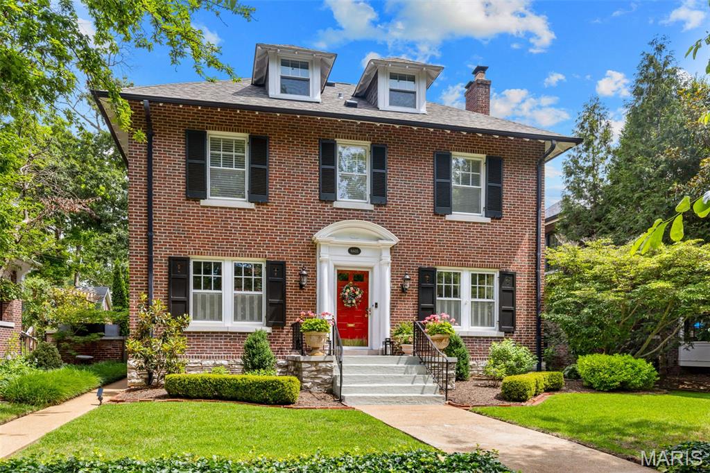 This beautifully maintained University City home showcases classic curb appeal and an equally impressive interior, reflecting exceptional pride of ownership throughout. Every room highlights thoughtful updates, quality craftsmanship, and meticulous care. Step inside to discover hardwood floors, built-in cabinetry, a cozy gas fireplace in the living room, attractive moldings, and a charming dining room perfect for entertaining. The stunning kitchen is designed for today’s lifestyle, featuring premium appliances including a Wolf gas range and ventilation hood, a JennAir refrigerator, Asko dishwasher, expansive counter space, breakfast bar, pantry, and a spacious breakfast room. A large family room addition offers comfortable living space and opens directly to a 20' x 30' brick patio equipped with gas lines for both a grill and outdoor heater—ideal for year-round enjoyment. A discreetly located powder room off the kitchen completes the main level. Upstairs, the second floor features three bedrooms, including a spacious primary suite with dual closets, and two additional generously sized bedrooms. The hall bath is conveniently located just outside the primary bedroom. The third floor provides exceptional flexibility with an additional bedroom, a large full bath, and a perfect space for a home office/bonus room. Outside, you'll find a fenced backyard surrounded by beautiful landscaping and a modern sized 24' x 22' detached garage. Located in one of University City’s most desirable neighborhoods, this home offers outstanding walkability and convenient access to Washington University, Forest Park, and an abundance of popular restaurants, shops, and attractions. This is a rare opportunity to own a truly special home in an unbeatable location. Welcome home!