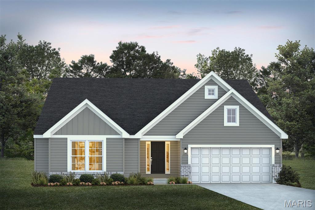 Take advantage of our monthly incentive- 20,000 in flex cash. The Edgewood is a thoughtfully designed ranch-style home that perfectly blends comfort, style, and flexibility. Featuring three bedrooms, two-and-a-half bathrooms, and a two-car garage with additional tandem parking, this open-concept floor plan offers seamless flow and practical functionality throughout. The main floor boasts an inviting layout with walk-in closets for ample storage and the option to enhance your space with vaulted ceilings, bay windows, and a gourmet kitchen—ideal for both everyday living and entertaining. Flexibility takes center stage with a variety of layout options, including the choice of a study in place of the tandem garage or a fourth bedroom with an additional bath, allowing you to tailor the home to your lifestyle. A Jack & Jill bath connecting Bedrooms 2 and 3 adds convenience and thoughtful design. The lower level provides even more opportunities with options to add  an additional bedroom, bathroom. The Edgewood combines smart design, modern livability, and timeless style—creating a home that truly adapts to the way you live.