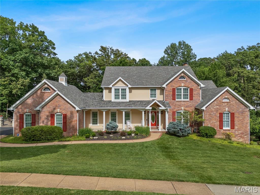 Experience resort-style living in this exceptional Wilson Farm Estates home. A 10’ deep saltwater pool with waterfall, outdoor kitchen with grill, built-in fire pit, and private wooded yard create the perfect backdrop for relaxing and entertaining. The gourmet kitchen features Crystal Cabinetry, granite countertops, and premium Wolf, Asko, and Sub-Zero stainless appliances. Inside, enjoy multiple flexible living areas, two spacious primary suites, a renovated main-floor powder room, updated wet bar, fresh paint, and more. The sunroom off the kitchen overlooks beautifully landscaped grounds and the pool. The main level includes a formal dining room, access to the rear deck, cozy living spaces, wet bar, main-floor laundry, and a primary suite with built-ins, coffered ceilings and deck access. The walk-out lower level impresses with a custom wine cellar and bar area, fitness room with half bath and pool access, a large rec room with fireplace, and a guest bedroom with full bath. Upstairs offers a second primary suite, plus three additional bedrooms and a full bath—both updated with new fixtures and fresh paint. A rare blend of luxury, comfort, and privacy—schedule your showing today!