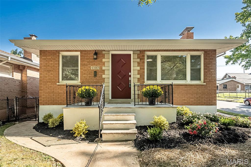 Adorable, professionally rehabbed bungalow in super desirable Boulevard Heights.  This is an absolute dollhouse with modern updates and lots of charm.  Gorgeous kitchen with new white shaker cabinets, granite countertops, sink, faucet, etc. and new stainless steel appliances including refrigerator.  Totally updated baths with new ornate ceramic tile, toilets, vanities, etc. Gleaming newly refinished hardwood floors throughout main level and new luxury vinyl plank in basement.  New neutral paint, light fixtures, doors and trim. Basement offers great addition of over 600 square feet of living space with rehabbed full bath and kitchenette with new beverage cooler and rec area. New plumbing stacks. New electric panel and updated electric interior and exterior including the garage. Washer and dryer belonged to previous owner-included but not guaranteed. Level fenced back yard and beautiful totally brick oversized detached two car garage. Walking distance to parks, walking and biking trails, playgrounds,  community events, etc. Unbeatable location, also super close to restaurants, coffee shops, shopping and major thoroughfares.