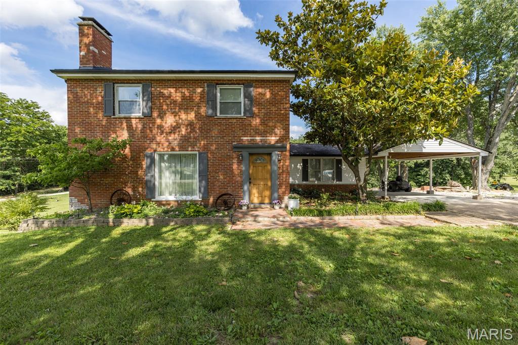 Affordable two-story home in the highly sought after Jefferson R-7 School District on over half an acre yard. This charming full-masonry 3BR/3BA home offers 1,600 sq. ft. of comfortable living space. Step inside to the inviting living/dining room combo, a kitchen updated with stainless steel appliances, and a flexible bonus room ideal for an office, hobby space, or mud room. All three bedrooms and a full bath are located upstairs. Recent improvements include new roof, gutters with gutter guards, water heater, water softener.  Schedule your showing for this clean, updated, home in R-7 priced right and move-in ready.  This home delivers real value.