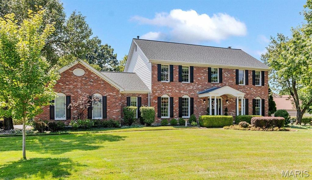 Traditional brick 4BR/3.5BA w/INGROUND POOL, sunroom, finished lower level w/full bath and three-car garage on awesome lot in Lafayette. Over 4,000 of living space including rec room w/bar basement sleeping room/office & full bath. Kitchen w/stainless appliances, solid-surface counters, gas stove center island breakfast bar, planning desk & tile flooring.  Breakfast room bay w/door to concrete patio & exception backyard paradise. Family room w/gas log full-brick fireplace, bow window, wet bar & built-in shelving. Perfect three-season sunroom has vaulted wood-plank ceiling, custom wood flooring, plenty of light-shining windows & door to yard. Formal living room could be home office.  Separate formal dining room.  Entry foyer, double staircase & covered front porch.  Finished lower level has office (w/two windows & closet) could be sleeping room, sitting room w/built-in shelving, rec area w/wetbar, full bath w/shower & storage. Wood flooring, special millwork. Main floor laundry. Vaulted primary bedroom suite w/private vaulted, large bath has separate shower & deep soaking tub, & double sinks. Equal-sized children's bedrooms & full bath w/shower/tub combo & no-fight dual sink vanity. Outstanding backyard paradise w/fully fenced, corner lot landscaped yard.  Rectangled step-in 40x20, Gunite heated pool w/diving board w/Peppletec deck. Semi-private concrete patio & yardspace to play or garden. Outstanding Rockwood Schools located north of Clayton Road.