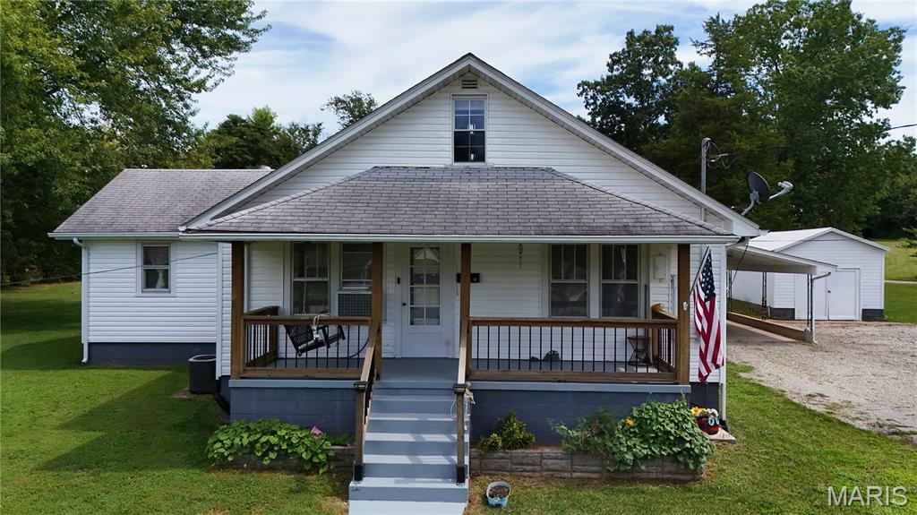 Welcome to 1111 Richeson Rd. in Potosi, where farmhouse charm meets the convenience of in-town living! This spacious 5-bedroom, 2-bath home offers plenty of room to spread out, with a versatile floor plan that can easily accommodate a home office, hobby space, or guest rooms. The home features two heating sources for added flexibility, plus a basement that provides plenty of extra storage space. Step outside and enjoy the beautiful yard—perfect for relaxing, entertaining, gardening, or simply enjoying a little extra breathing room. You’ll love the comfortable farmhouse feel while still being just minutes from schools, shopping, dining, and everything Potosi has to offer. If you’ve been dreaming of farmhouse living without giving up the convenience of town, 1111 Richeson Rd. just might be the one!