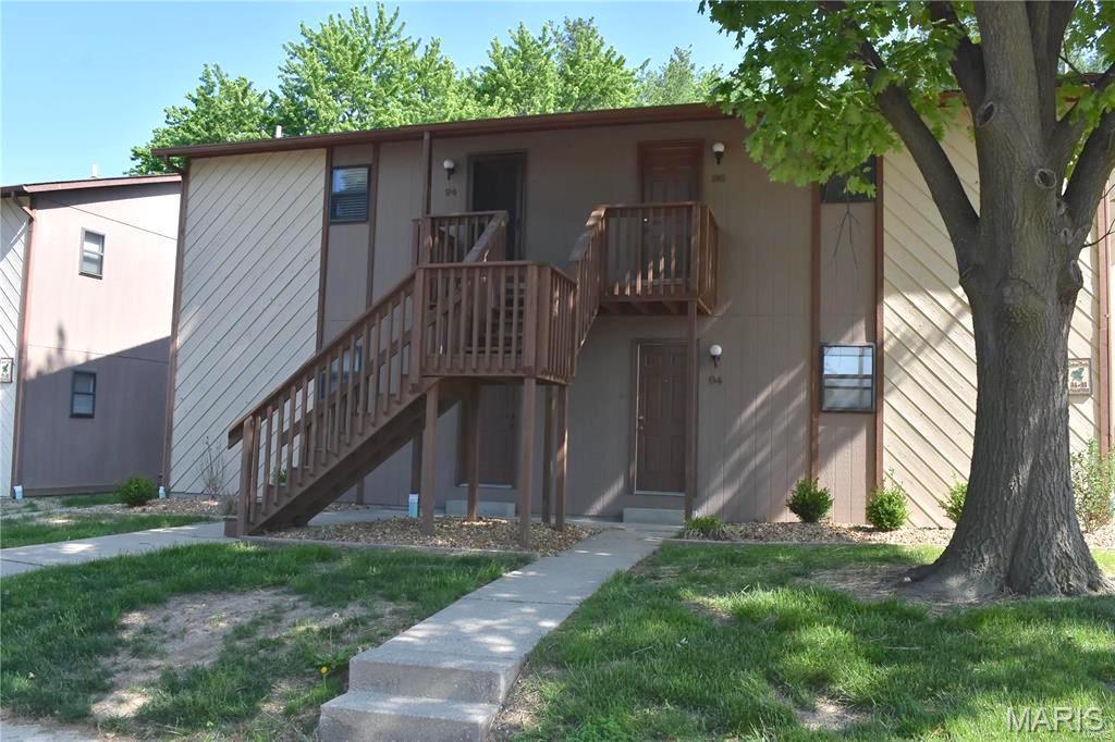 One Bedroom Condominium in Chateau Woods Subdivision, Second Floor Unit with Vaulted Ceilings and Skylight, 19 x 12 Living Room Features Wood Burning Fireplace, 9 x 6 Kitchen Includes Electric Range, Dishwasher, Refrigerator and Garbage Disposal, Adjacent Dining Area, Full Hallway Bathroom, 13 x 10 Bedroom, Back Deck with Storage Room, Washer and Dryer Available, Off Street Parking, Trash, Lawn Care and Snow Removal Services Included, Carport Available to Rent, Available 10/01/2026.