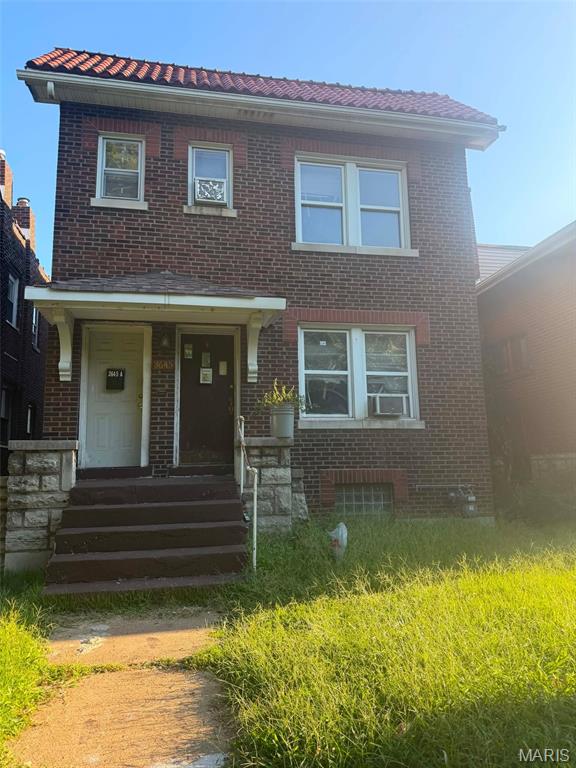 Investment opportunity in a spacious single-family brick home located just blocks from Tower Grove South. The property is currently tenant-occupied at $1,400 per month, providing immediate rental income. Cosmetic updates offer potential for added value and equity. Property is being sold as-is; seller will make no repairs. Please allow up to 24 hours for a response to all offers. Proof of funds or a preapproval letter is required before showing confirmation. Please do not disturb the tenants.