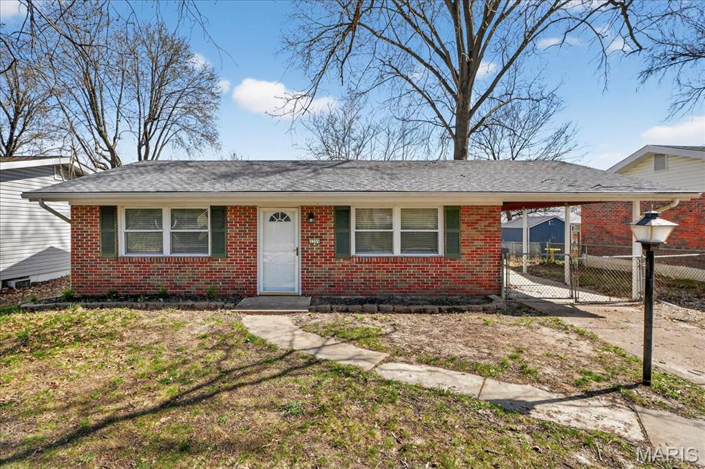 Everyone needs to start somewhere so this home might be just right for you. Brick & vinyl sided exterior with a architectural and a 1-c carport. This home offers 2 brs, an updated bath and kitchen that includes white 42" cabinets, hard surface counter, tile backsplash and a full array of stainless steel appliances, vinyl plank flooring, insulated double pane windows and white 6 panel doors with brushed silver hardware. There is a main floor laundry and this is an all electric home. The back yard is level, fenced, comes with a storage shed and a spacious patio.