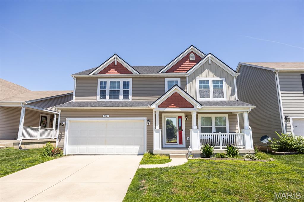 Nestled in the highly desirable Green Mount Manor community of Belleville, Illinois, this beautiful two-story residence offers the perfect blend of expansive living space, a prime location, and top-tier educational opportunities. Boasting an impressive 2,705 square feet of above-grade finished living area, this home provides an abundance of room for everyone to spread out comfortably. The main floor is designed for seamless daily living and entertaining, featuring a bright living room, a formal dining area, a well-appointed kitchen, a convenient half-bath, and a dedicated private office that is perfect for remote work.

The upper level continues the thoughtful layout with four spacious bedrooms and two full baths, complemented by a fantastic bonus loft space that serves as an ideal secondary family room, play area, or media lounge. For outdoor relaxation and entertainment, the property includes a level, fully fenced backyard complete with a patio, offering a secure and private oasis. Additionally, a massive, clean, unfinished full basement provides incredible storage capacity or a blank canvas ready for your future customized expansion.

An added benefit of this property is its location within the Mascoutah School District 19 and conveniently located, you will enjoy a peaceful neighborhood vibe while remaining just minutes away from local shopping, dining, parks, and major commuter routes. Don't miss the opportunity to secure a spacious home in a great location—schedule your tour today!