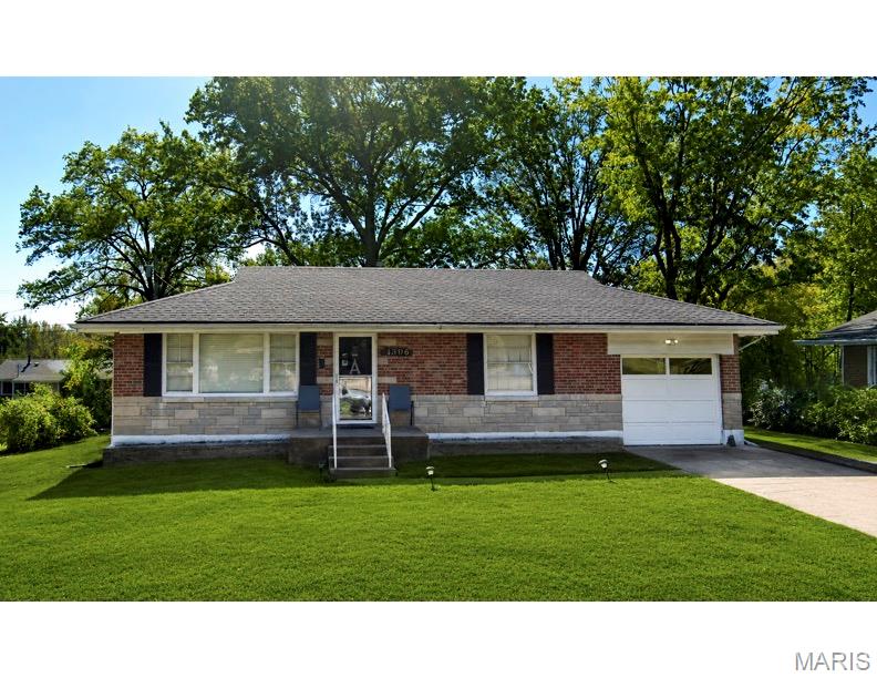 Welcome home to this charming all-brick ranch! This move-in ready home features 2 bedrooms, 1 updated bath, plus a finished lower-level sleeping room that offers the perfect space for guests, a home office, or hobby room. The kitchen shines with white cabinetry, countertops, and a full suite of appliances including an electric range, microwave, dishwasher, and refrigerator. Original hardwood floors add warmth and character throughout. The bathroom has been tastefully updated within the past 4 years, and major improvements provide peace of mind, including a new roof (2022) and a hot water heater that's just 4 years old. Step outside to enjoy the spacious, level, fully fenced backyard—ideal for entertaining, gardening, pets, or play. This well-maintained is ready for its next owner!