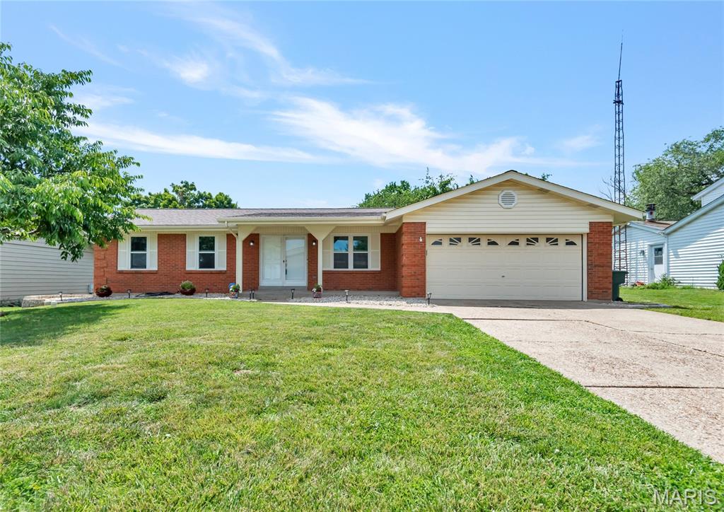 Tucked into an established St. Peters neighborhood near a quiet cul-de-sac, this ranch offers the kind of comfort that's getting harder to find. Dont miss this opportunity!

Welcome to 1363 Brandywine Lane—a ranch home in the heart of St. Peters, where backyard sunsets, weekend barbecues, and cozy nights by the fire feel less like plans and more like everyday life.

Step inside and you'll find over 1,400 square feet of comfortable living space with 3 bedrooms and 2 full baths, designed for the way people actually live. Recent updates, including refreshed flooring, updated paint, and beautifully remodeled bathrooms, create a move-in-ready feel while still leaving room to make the home your own. The layout offers multiple gathering spaces, including a warm hearth room anchored by a wood-burning fireplace—the kind of room that instantly becomes everyone's favorite spot in the house. 

Out back is where this home really starts telling its story. A huge covered deck overlooks the fenced yard, creating the perfect setting for morning coffee, summer cookouts, football Saturdays, or simply unwinding after a long day while the sun disappears beyond the treeline.

Need room to grow? The walk-out basement is loaded with potential. Whether you're dreaming of a recreation room, home gym, workshop, additional living space, or all of the above, the blank canvas is already here waiting for your vision.

The attached two-car garage, near cul-de-sac location, and established neighborhood add everyday convenience, while the home's solid ranch design offers the kind of timeless appeal buyers are always searching for.

If you've been looking for a home that feels welcoming, offers space to personalize, and gives you room to enjoy both indoors and out, 1363 Brandywine Lane deserves a spot at the top of your list.

Homes like this have a way of feeling familiar from the very first visit—and that's something you can't put a price on. Come check it out today!