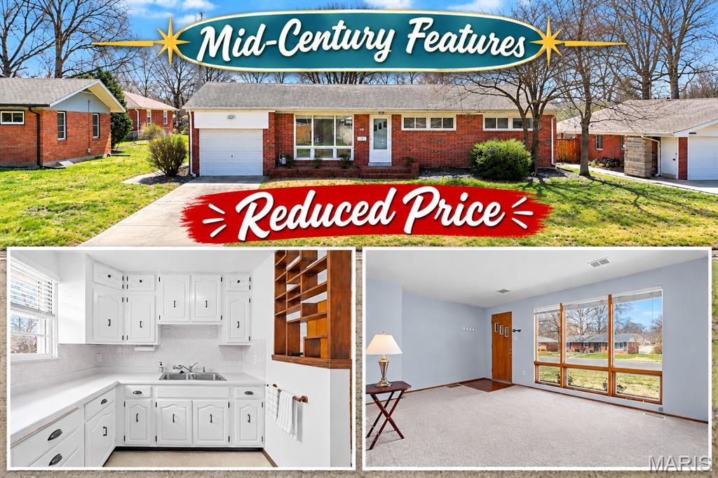 Back on the market at no fault of seller. NEW Roof 7-6-26. Looking for a fresh start? Classic, mid century ranch in Montclaire with 3 bedrooms, 1 bath, 1 car garage. Easy access to shopping & schools. City Park one block away! Oak floors beneath carpeting. Some mid century decorative features. New HVAC in 2020. Water Heater 2021. Dry basement, has been waterproofed & recently painted. Sump pump w/ battery backup. Has separate workshop area w/ many grounded outlets & storage cabinets. Washer & Dryer included. Newer gas mower included. Too much to mention! Come take a look for yourself! Home is being sold "As Is". No repairs to be made.