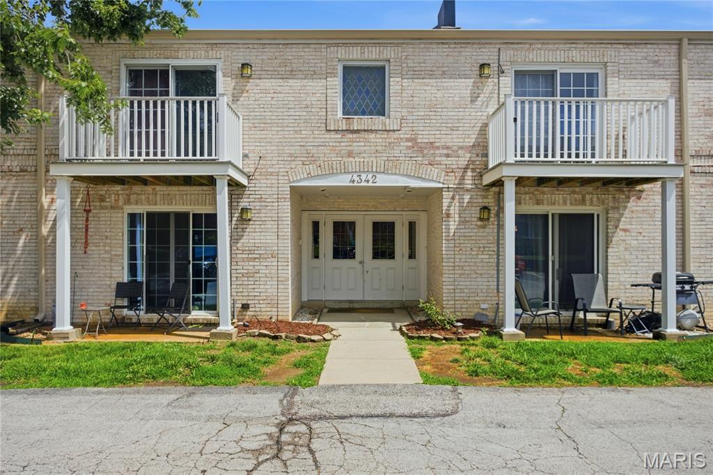 If you're looking for affordable & efficient living with a ton of updates and in a convenient location, look no further!  This MAIN LEVEL 2 bedroom, 2 full bathroom condo offers so much including new luxury vinyl plank flooring throughout, updated kitchen with newer black stainless appliances, upgraded countertops & backsplash.  Enjoy the convenience of private in-unit laundry, the luxury of having a primary bathroom, and the peace-of-mind knowing that there has been so many updates since 2024 including: furnace, AC, windows, garbage disposal, refrigerator, dishwasher.  The condo also includes one car assigned parking, extra storage, and a private main level patio overlooking the peaceful tree-filled courtyard.  Perhaps best of all:  the condo association is in good-standing with an affordable monthly fee which includes so much-- water, sewer, trash, pool and clubhouse!