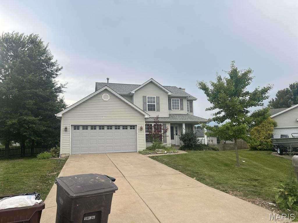 This beautiful spacious 2-story home on a quiet cul-de-sac updated with brand new roof, new 7mm LVP floorings throughout, large kitchen with brand new quartz countertops, painted cabinets, new stainless steel appliances and new hot water tank. The house features main floor laundry, breakfast room, formal dining room and large living room with wood-burning fireplace. Kitchen with pantry has access to the deck overlooking the fenced in backyard. Master bedroom with walk-in closet and master bathroom with dual sink vanity, separate tub & shower.