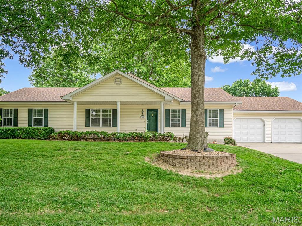 Welcome home to this beautifully maintained 3 bedroom, 2 bathroom home located in the desirable Spartan Estates Subdivision in Sparta, IL! Situated on a spacious lot with mature trees and outstanding curb appeal, this home offers the perfect combination of comfort, functionality, and space both inside and out. Beautiful retaining wall landscaping and well-maintained exterior features add to the home’s inviting appearance and curb appeal. Step inside to find multiple spacious living areas filled with natural light, generously sized bedrooms, and a functional layout designed for everyday living and entertaining. The large primary suite features its own private bathroom and ample closet space. The kitchen offers abundant cabinetry, plenty of counter space, and flows seamlessly into the dining and living areas. Enjoy the convenience of the oversized 2-car garage with plenty of room for vehicles, storage, tools, or hobbies. The full unfinished basement provides endless possibilities for additional living space, a workshop, home gym, or future finishing potential. Relax and unwind in the peaceful sunroom overlooking the backyard or enjoy the expansive outdoor space ideal for gatherings, gardening, or simply enjoying the quiet neighborhood setting. Don’t miss your opportunity to own this well-cared-for home in one of Sparta’s most established neighborhoods!