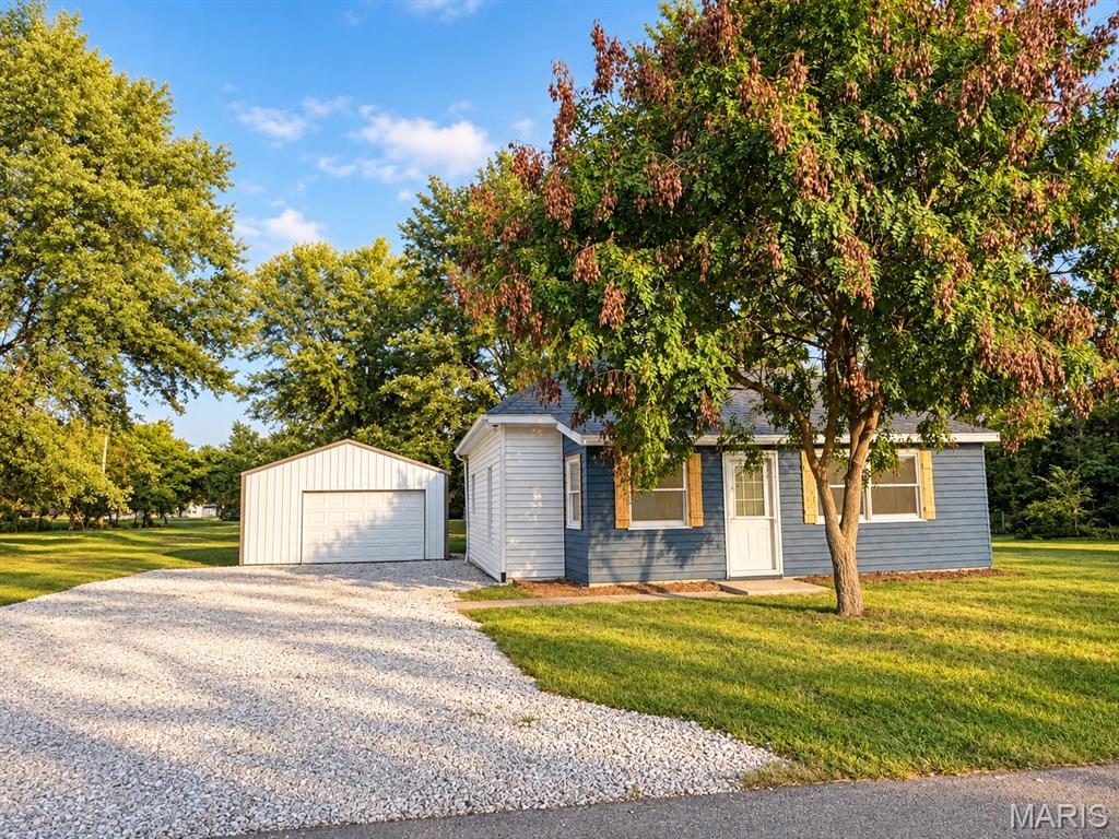 Two bed, two bath home located in Madison, MO! This home has had a brand new roof installed, new flooring, new counter tops, new lower cabinets, all new appliances, new deck along with other home improvements! Property consists of a .39 of an acre lot for a large yard space and a garage with electric! New gravel driveway and parking lot as well. The home is now ready for its new owner! More pictures coming soon. Showings can begin Saturday August 29th.