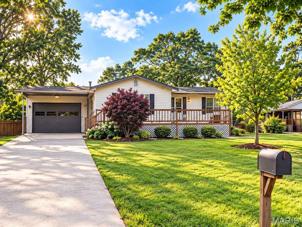 Welcome to this spacious one-story home situated on a level half-acre lot. Offering approximately 2,072 square feet of living space, the home features four bedrooms and one full bathroom. The main level includes three bedrooms, a living room, front room, kitchen and full bathroom. The finished full basement provides a fourth bedroom, bonus room and laundry area, adding valuable flexible space.

Additional features include an attached one-car front-entry garage, patio, central air conditioning and propane forced-air heating. The roof was completely replaced in 2022, providing a recent major improvement. Public water and a septic system serve the property. A 500-gallon above-ground owned propane tank is included.

The generous lot provides plenty of outdoor space, while the basement layout offers useful room for recreation, hobbies, storage or additional living needs. No HOA. Property is offered AS IS.