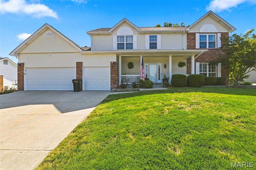 Discover an exceptional single-family residence at 5576 Kellridge LN, UNNCRPRT MO 63128, a beautifully maintained property built in 1997. This attractive home offers a compelling blend of comfort and sophisticated living, providing an ideal backdrop for your next chapter. The heart of this home is its open-plan kitchen, seamlessly flowing into the living room. Designed for both culinary exploration and social gatherings, the kitchen features a convenient island and double ovens, perfect for preparing meals for any occasion. Adjacent to this space, the living room provides a warm and inviting atmosphere, centered around a cozy fireplace. Indulge in moments of relaxation within the thoughtfully appointed bathrooms. One bathroom offers the luxurious comfort of a jetted bathtub, while another provides the refreshing experience of a walk-in shower. Beyond the interior, an array of outdoor amenities awaits. The private yard offers a serene escape, complemented by an outdoor dining area, ideal for al fresco meals. A covered deck and a charming porch provide additional spaces for relaxation or entertaining. For ultimate indulgence, a private hot tub with a deck surround offers a secluded retreat. Inside, a well-equipped indoor wet bar is perfect for entertaining, while the dedicated laundry room adds practical convenience. An attached garage provides secure parking and storage. This property presents a remarkable opportunity to embrace a lifestyle of comfort and ease.