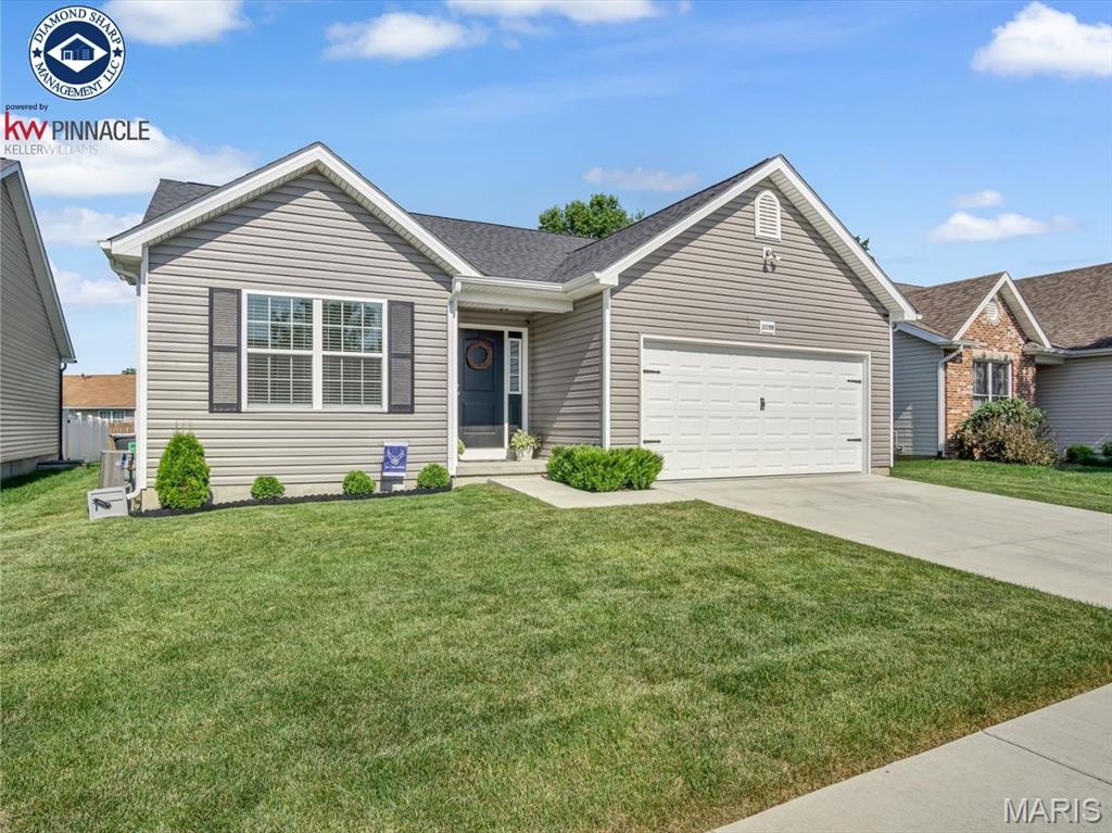 Welcome to your new home in the charming town of Mascoutah! This beautiful ranch-style residence is perfectly situated on a tranquil cul-de-sac, offering both privacy and a sense of community. With 3 spacious bedrooms and 3 well-appointed bathrooms, this home is designed for comfort and functionality. The open floor plan creates a seamless flow between the living spaces, featuring a bright living room and a modern kitchen with a dining area perfect for family gatherings. The master suite is a serene retreat, complete with a luxurious ensuite bathroom and a generous walk-in closet. The partially finished basement adds valuable extra space, ideal for a home office, media room, or play area. Additionally, a large storage room ensures you have plenty of space to keep your belongings organized and easily accessible. This is a wonderful opportunity to live comfortably, in a convenient location to schools, restaurants, shopping and Scott AFB. Schedule your tour today! APPLICATION REQUIREMENTS: Minimum credit score: 600, Minimum income: 3x rent amount, Application fee: $50 + Screening fee: $30 ($80/per adult, non-refundable). AVOID SCAMMERS! All applications and payments will be processed via our applicant portal. Do not send money to anyone outside of this secured platform.