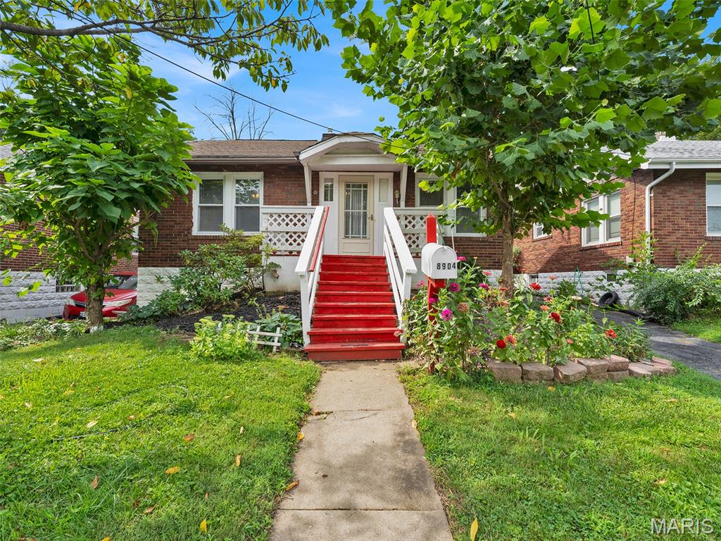 Charming 2-bedroom, 1-bath brick ranch at 8904 Olden Ave.  Classic curb appeal with a brick facade, covered front porch, and mature landscaping. Inside, hardwood floors in the living room and bedroom 1 adding warmth and character, with brand new carpeting in bedroom 2. Eat-in kitchen offers ample cabinet storage and a gas range. Newer HVAC, AC, and hot water heater mean major systems are already handled. Detached 1-car garage plus a spacious, partially fenced backyard with patio space, perfect for entertaining or gardening. Also, the passed municipal inspection has been completed, for extra peace of mind. A move-in ready starter home or investment rental. Schedule your showing today.