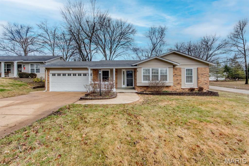 This updated three-bedroom, two bath ranch. Newer easy care laminate flooring span most of the home.
Beautiful bookcases grace the dining room which allows multiple uses for this room. The remodeled kitchen features custom 42' wood cabinetry (some with glass panels), stainless steel appliances (6 burner gas range with self -cleaning oven, dishwasher & new Samsung refrigerator),5 ft breakfast bar, farmhouse sink, tile countertops and backsplash. The kitchen and the adjoining family room are the heart of the home and are enhanced with wood flooring and a wood burning fireplace. Sliding doors open on to 30 x18 patio with fire pit and a large, fenced backyard. Spacious primary suite offers a walk-in closet and a full bath. The finished lower level has a rec room and two bonus rooms. Notable mentions include an open floor with recessed lighting throughout, 6 panel doors and updated baths. Walk to elementary school. Landlord prefers credit score of 700 or above with an income of three times the rent. One small or medium pet is allowed with $250 nonrefundable pet fee.