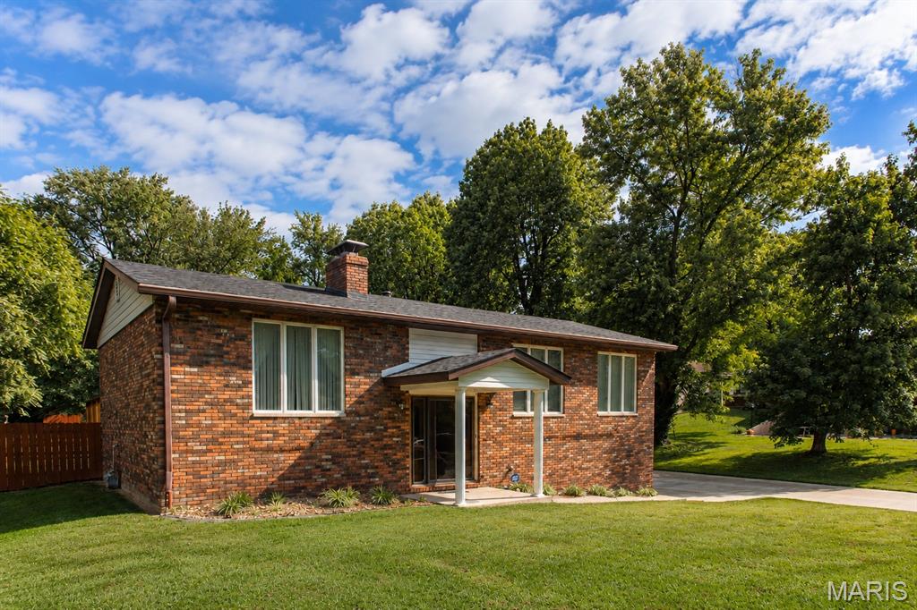 Don't miss out on this three bedroom two and a half bath home located just a couple blocks off of Route 159 and the Beltline.  You will enjoy the outdoor entertaining opportunities with the large deck and a large backyard.  This well maintained home includes a new roof, HVAC and garbage disposal in 2024.  Other improvements include a new 20' X 13' deck in 2021 and driveway in 2022. The main floor includes the kitchen, separate dining room with direct access to the deck, living room with wood burning fireplace, three bedrooms and two bathrooms.  Lower level has a large family room with a wood burning fireplace, half bath, laundry room and two car garage.  Separate 8' X 10' storage shed located in backyard.  Open House Sunday June 14th 1-3pm.