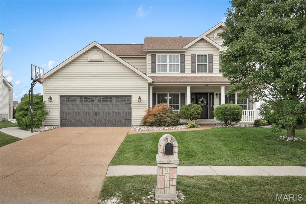 Discover the perfect blend of comfort and style in this spacious home located in the highly sought-after Avondale Heights subdivision! Offering over 3,600 square feet of living space, this residence features a neutral paint palette and hard surface flooring throughout, creating a fresh, timeless feel that's ready for your personal touch.

Designed for both everyday living and entertaining, the spacious floor plan features a large family room with a cozy wood-burning fireplace and an impressive wall of original Andersen windows that fills the home with natural light. The beautifully updated eat-in kitchen boasts 42-inch white cabinetry, an island with space for counter seating, quartz countertops, stainless steel appliances, and ample prep and storage space. Also on the main floor, you'll find a formal dining room and a private, dedicated office can be found behind beautiful french doors off the foyer.

Retreat to the expansive primary suite featuring a stunning vaulted and beamed ceiling, an attached bathroom with dual sinks, soaking tub & separate shower, creating a peaceful and inviting escape. 3 additional large bedrooms with ceiling fans and another full bathroom complete the 2nd floor.  The partially finished lower level offers additional living space with a recreation area, wet bar, a bonus room-perfect for a sleeping area, playroom, or craft room, plus an impressive media room complete with projection equipment and surround speakers—ready for memorable movie nights.

Step outside to enjoy the composite deck with gazebo overlooking the fully fenced backyard with black aluminum fencing—ideal for relaxing, entertaining, or letting kids & pets play. Additional highlights include dual HVAC systems, keeping your 2nd floor cool in the summers, a finished oversized garage with a Tesla vehicle charging station, & a lawn irrigation system that will help to keep your grass green throughout the year!

Perfectly located in the heart of O'Fallon with quick access to Highways 364, 40, and 70, this home is just minutes from restaurants, shopping, parks, and everyday conveniences. All of this, plus the benefit of being located within a top-rated school district, makes this an opportunity you won't want to miss!

Check back on or before Thursday, 7/23 to see professional pictures, floor plans, 3D virtual tour & more!
