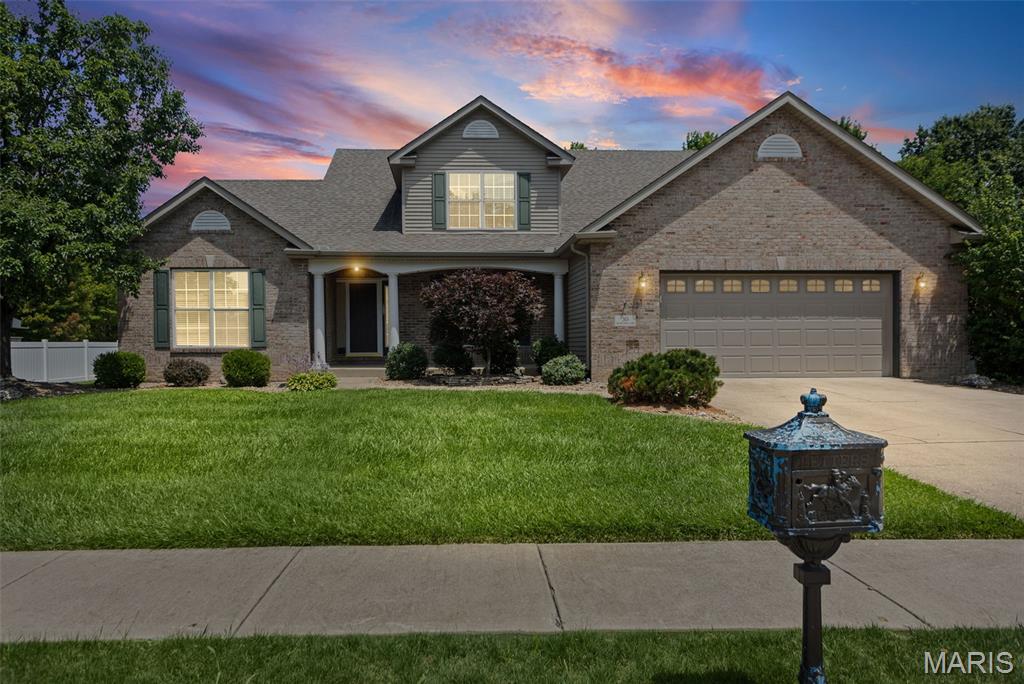 Turn key ready! Freshly painted, New furnace & A/C, Kitchen Appliances (2019). New Gas Water Heater & New Gas Stove (March of 2026) Open Great Room with 2-story high ceiling flows into a large, eat-in kitchen. Master suite with walk-in closet on the Main Floor, double bowl sinks, soaking tub, and separate shower. 3 spacious  bedrooms upstairs. Finished lower level with extra bedroom and full bathroom along, with wet bar, Pool table room, media room and unfinished storage area .