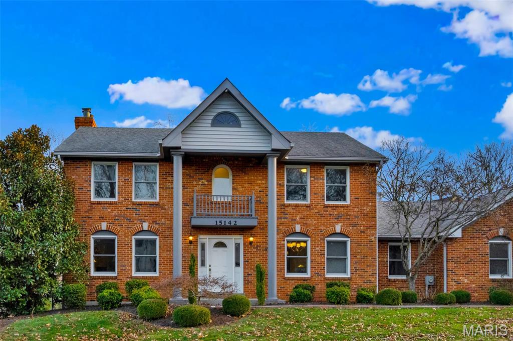 First time on the market! This one-owner, custom-built home in the highly desired Schoettler Estates has been lovingly maintained by the same family since day one. Offering 4 bedrooms, 3.5 baths, and over 3,000 sq ft, this beautifully designed residence sits on a corner lot backing to a serene pond, just a short walk up the street from Highcroft Ridge Elementary in the Parkway School District.

Step inside to an open floor plan adorned with real wood trim, two fireplaces, a dedicated office, a formal dining room, and a spacious kitchen featuring granite countertops, carpet, real hardwood, and ceramic and luxury vinyl tile floors. The home is built for comfort and efficiency with energy-efficient windows and zoned heating & cooling: spacious bedrooms, walk-in closets, and a true primary suite.
Enjoy the outdoors from the backyard deck, perfect for relaxing, entertaining or playing with the kids. The walkout basement adds even more living space with a family/rec room, additional bedroom and bath, along with ample unfinished storage.

Located just a short drive to The Valley and offering quick access to Interstate 64, this home provides a smooth and convenient commute to work, shopping, dining, and entertainment.
This is truly the “Goldilocks” home of Schoettler Estates—the perfect blend of size, layout, lot, features, and location. A rare opportunity that simply doesn’t come to market often.